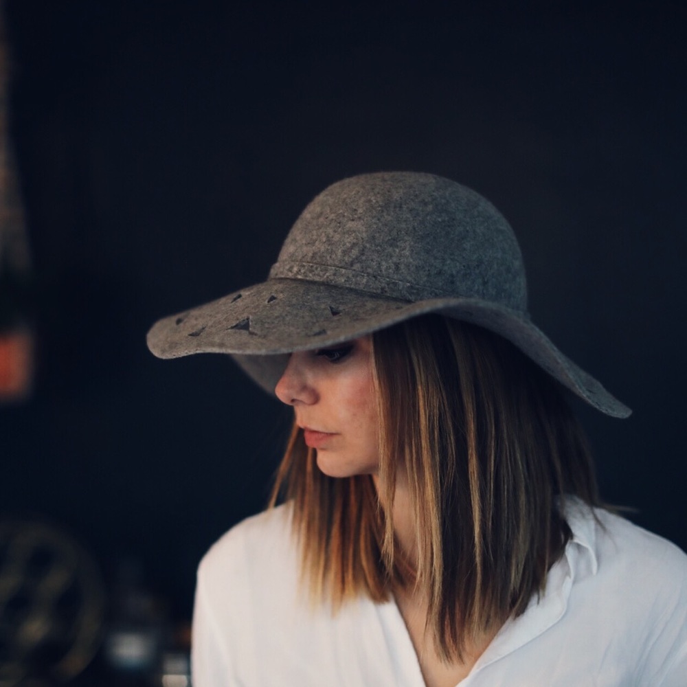 Felted wool hat